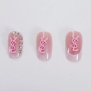 Luxury Nail Charms Pink